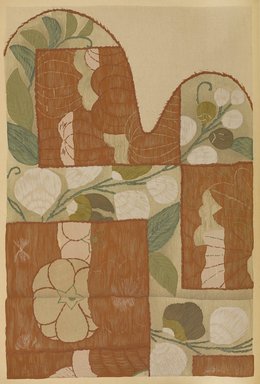 <em>"Floral design with overlaid abstract panels."</em>. Published material. Brooklyn Museum. (Photo: Brooklyn Museum, NK8984_An2_vol6_pl21_PS9.jpg