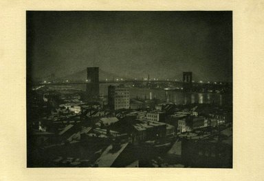 <em>"The Bridge' by John Francis Strauss"</em>. Printed material. Brooklyn Museum. (PER_Camera_Work_1903_no3_plI_The_Bridge_John_Francis_Strauss.jpg
