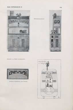 <em>"Illustration."</em>, 1901. Printed material. Brooklyn Museum, NYARC Vienna Secession project. (Photo: New York Art Resources Consortium, PER_Das_Interieur_v02_1901_016.jpg