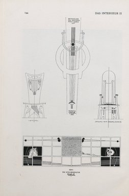 <em>"Illustration."</em>, 1901. Printed material. Brooklyn Museum, NYARC Vienna Secession project. (Photo: New York Art Resources Consortium, PER_Das_Interieur_v02_1901_036.jpg