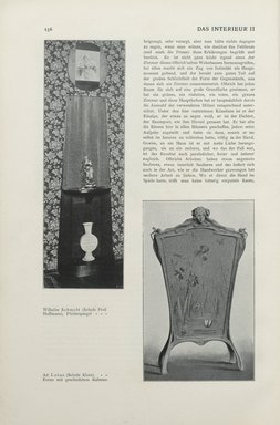 <em>"Illustrated text."</em>, 1901. Printed material. Brooklyn Museum, NYARC Vienna Secession project. (Photo: New York Art Resources Consortium, PER_Das_Interieur_v02_1901_048.jpg