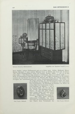 <em>"Illustrated text."</em>, 1901. Printed material. Brooklyn Museum, NYARC Vienna Secession project. (Photo: New York Art Resources Consortium, PER_Das_Interieur_v02_1901_070.jpg