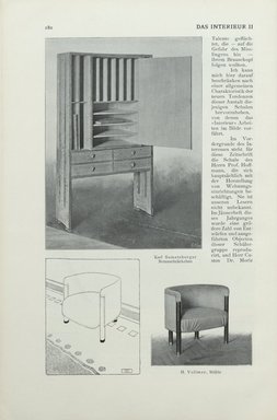 <em>"Illustrated text."</em>, 1901. Printed material. Brooklyn Museum, NYARC Vienna Secession project. (Photo: New York Art Resources Consortium, PER_Das_Interieur_v02_1901_072.jpg