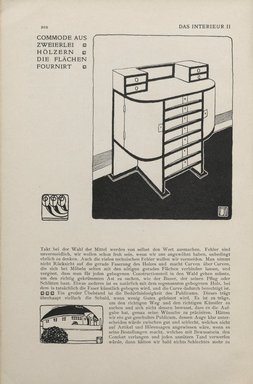 <em>"Illustrated text."</em>, 1901. Printed material. Brooklyn Museum, NYARC Vienna Secession project. (Photo: New York Art Resources Consortium, PER_Das_Interieur_v02_1901_094.jpg