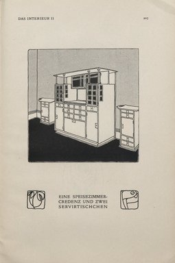 <em>"Illustration."</em>, 1901. Printed material. Brooklyn Museum, NYARC Vienna Secession project. (Photo: New York Art Resources Consortium, PER_Das_Interieur_v02_1901_099.jpg