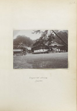 <em>"Imperial shrine, Izumo."</em>, 1912. Bw photographic print. Brooklyn Museum, Japan Society. (S01_02.01.018_p108d_Imperial_Shrine_Izumo_1912_PS9.jpg