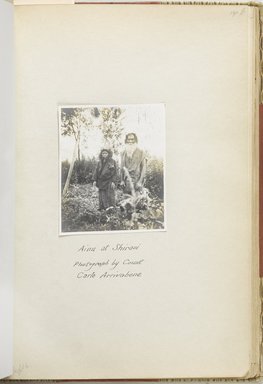 <em>"Ainu at Shiraoi, photograph by Count Carlo Arrivabene."</em>, 1912. Bw photographic print. Brooklyn Museum, Japan Society. (S01_02.01.018_p190b_Ainu_Shiraoi_1912_PS9.jpg