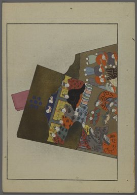 <em>"Japanese toys, from Unai no tomo (A Child's Friends) by Shimizu Seifu, 1891-1923. Hanetsuki paddles."</em>. Printed material, 6 x 10 in. Brooklyn Museum. (Photo: Brooklyn Museum, S01_07.03.009_Japanese_131_PS4.jpg