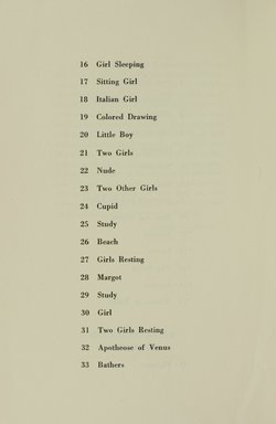 <em>"Checklist."</em>, 1923. Printed material. Brooklyn Museum, NYARC Documenting the Gilded Age phase 1. (Photo: New York Art Resources Consortium, S01_1.4.043_0009.jpg
