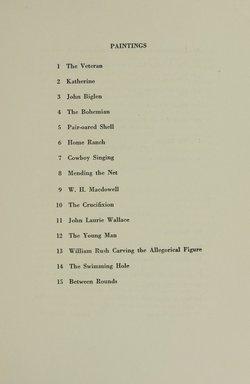 <em>"Checklist."</em>, 1923. Printed material. Brooklyn Museum, NYARC Documenting the Gilded Age phase 1. (Photo: New York Art Resources Consortium, S01_1.4.046_0008.jpg
