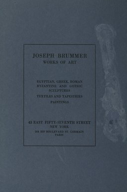 <em>"Back cover."</em>, 1923. Printed material. Brooklyn Museum, NYARC Documenting the Gilded Age phase 1. (Photo: New York Art Resources Consortium, S01_1.4.046_0013.jpg