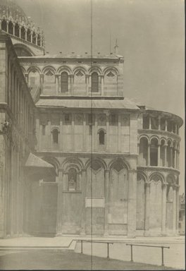 <em>"Cathedral, Pisa, Italy, 1910"</em>, 1910. Bw photographic print. Brooklyn Museum, Goodyear. (Photo: Brooklyn Museum, S03i0032v01.jpg