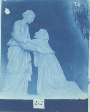 <em>"Luca Della Robbia, Visitation, Church of San Giovanni Fuor Civitas, Pistoia, Italy, 1908"</em>, 1908. Bw photographic print. Brooklyn Museum, Goodyear. (Photo: Brooklyn Museum, S03i0042v01.jpg