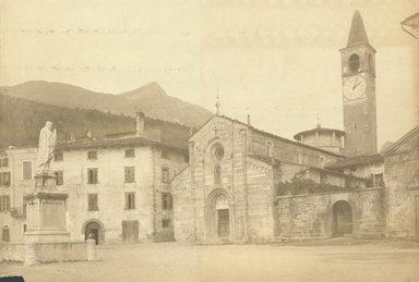 <em>"Church, Maderno [?], Italy, 1904"</em>, 1904. Bw photographic print 8x10in, 8 x 10 in. Brooklyn Museum, Goodyear. (Photo: Brooklyn Museum, S03i0070v01.jpg