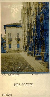 <em>"S. Michele, Pavia, Italy, 1914"</em>, 1914. Bw photographic print. Brooklyn Museum, Goodyear. (Photo: Brooklyn Museum, S03i0074v01a.jpg