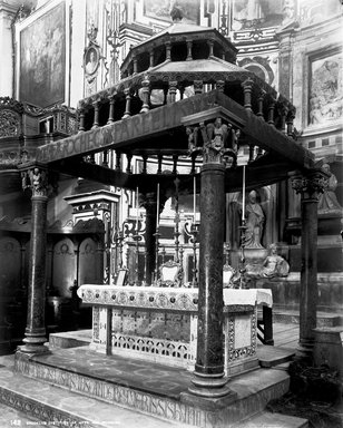 <em>"S. Nicola [Basilica of Saint Nicholas], Bari, Italy, 1895"</em>, 1895. Glass negative 8x10in, 8 x 10 in. Brooklyn Museum, Goodyear. (Photo: Brooklyn Museum, S03i0109n01.jpg