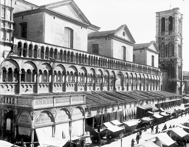 <em>"Cathedral, Ferrara, Italy, 1895"</em>, 1895. Glass negative 8x10in, 8 x 10 in. Brooklyn Museum, Goodyear. (Photo: Brooklyn Museum, S03i0124n01.jpg