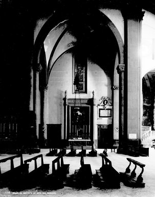 <em>"S. Maria Novella, Florence, Italy, 1895"</em>, 1895. Glass negative 8x10in, 8 x 10 in. Brooklyn Museum, Goodyear. (Photo: Brooklyn Museum, S03i0139n01a.jpg