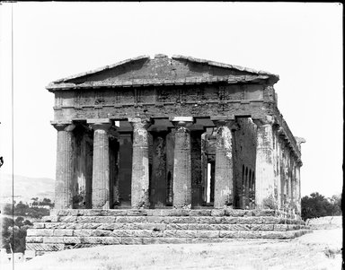 <em>"Temple of Concord, Girgenti, Italy, 1895"</em>, 1895. Glass negative 8x10in, 8 x 10 in. Brooklyn Museum, Goodyear. (Photo: Brooklyn Museum, S03i0148n01.jpg