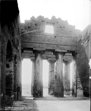 <em>"Temple of Concord, Girgenti, Italy, 1895"</em>, 1895. Glass negative 8x10in, 8 x 10 in. Brooklyn Museum, Goodyear. (Photo: Brooklyn Museum, S03i0151n01a.jpg
