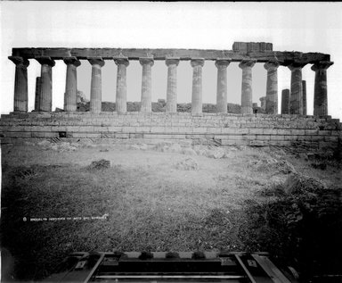 <em>"Temple of Juno, Girgenti, Italy, 1895"</em>, 1895. Glass negative 8x10in, 8 x 10 in. Brooklyn Museum, Goodyear. (Photo: Brooklyn Museum, S03i0153n01a.jpg