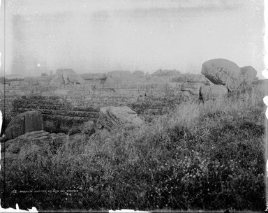 <em>"Temple of Zeus, Girgenti, Italy, 1895"</em>, 1895. Glass negative 8x10in, 8 x 10 in. Brooklyn Museum, Goodyear. (Photo: Brooklyn Museum, S03i0157n01a.jpg