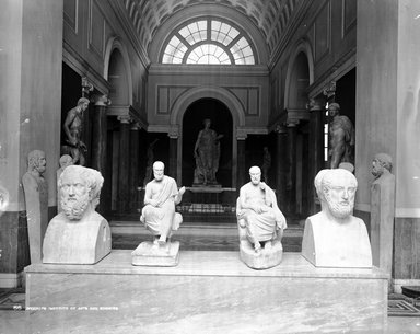 <em>"Naples Museum, Naples, Italy, 1895"</em>, 1895. Glass negative 8x10in, 8 x 10 in. Brooklyn Museum, Goodyear. (Photo: Brooklyn Museum, S03i0209n01a.jpg