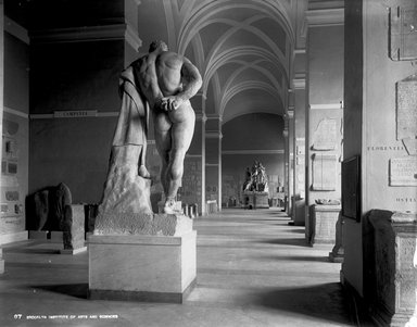 <em>"Naples Museum, Naples, Italy, 1895"</em>, 1895. Glass negative 8x10in, 8 x 10 in. Brooklyn Museum, Goodyear. (Photo: Brooklyn Museum, S03i0220n01.jpg