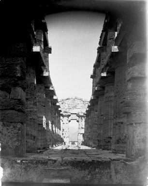 <em>"Neptune Temple, Paestum, Italy, 1895"</em>, 1895. Glass negative 8x10in, 8 x 10 in. Brooklyn Museum, Goodyear. (Photo: Brooklyn Museum, S03i0264n01.jpg