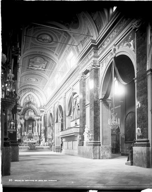 <em>"S. Francesco, Palermo, Italy, 1895"</em>, 1895. Glass negative 8x10in, 8 x 10 in. Brooklyn Museum, Goodyear. (Photo: Brooklyn Museum, S03i0266n01a.jpg