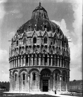 <em>"Baptistry, Pisa, Italy, 1895"</em>, 1895. Glass negative 8x10in, 8 x 10 in. Brooklyn Museum, Goodyear. (Photo: Brooklyn Museum, S03i0288n01a.jpg