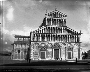 <em>"Cathedral, Pisa, Italy, 1895"</em>, 1895. Glass negative 8x10in, 8 x 10 in. Brooklyn Museum, Goodyear. (Photo: Brooklyn Museum, S03i0294n01a.jpg