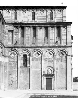 <em>"Cathedral, Pisa, Italy, 1895"</em>, 1895. Glass negative 8x10in, 8 x 10 in. Brooklyn Museum, Goodyear. (Photo: Brooklyn Museum, S03i0308n01.jpg