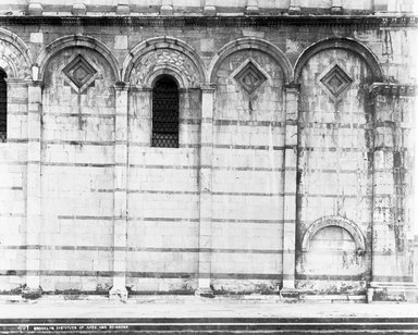 <em>"Cathedral, Pisa, Italy, 1895"</em>, 1895. Glass negative 8x10in, 8 x 10 in. Brooklyn Museum, Goodyear. (Photo: Brooklyn Museum, S03i0311n01.jpg