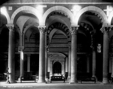 <em>"Cathedral, Pisa, Italy, 1895"</em>, 1895. Glass negative 8x10in, 8 x 10 in. Brooklyn Museum, Goodyear. (Photo: Brooklyn Museum, S03i0326n01.jpg