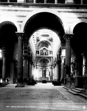 <em>"Cathedral, Pisa, Italy, 1895"</em>, 1895. Glass negative 8x10in, 8 x 10 in. Brooklyn Museum, Goodyear. (Photo: Brooklyn Museum, S03i0327n01.jpg