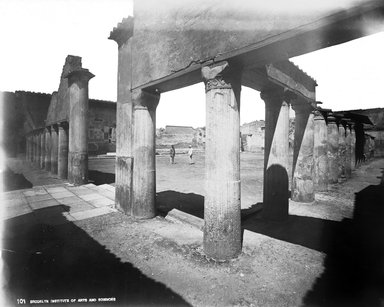 <em>"Baths of Stabiae, Pompeii, Italy, 1895"</em>, 1895. Glass negative 8x10in, 8 x 10 in. Brooklyn Museum, Goodyear. (Photo: Brooklyn Museum, S03i0382n01a.jpg