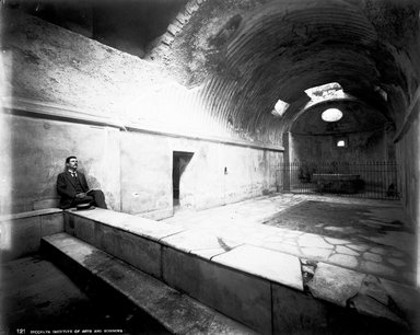 <em>"Baths of the Forum, Pompeii, Italy, 1895"</em>, 1895. Glass negative 8x10in, 8 x 10 in. Brooklyn Museum, Goodyear. (Photo: Brooklyn Museum, S03i0402n01.jpg