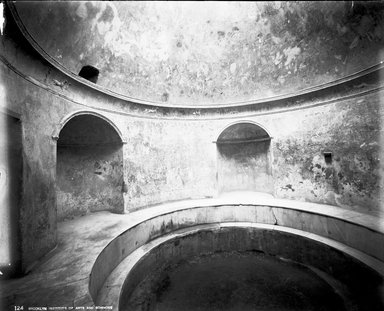 <em>"Baths of the Forum, Pompeii, Italy, 1895"</em>, 1895. Glass negative 8x10in, 8 x 10 in. Brooklyn Museum, Goodyear. (Photo: Brooklyn Museum, S03i0405n01.jpg