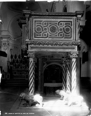 <em>"Cathedral, Ravello, Italy, 1895"</em>, 1895. Glass negative 8x10in, 8 x 10 in. Brooklyn Museum, Goodyear. (Photo: Brooklyn Museum, S03i0409n01.jpg