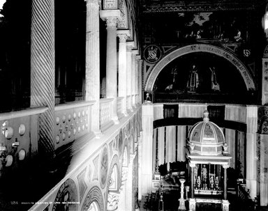 <em>"S. Agnese, Rome, Italy, 1895"</em>, 1895. Glass negative 8x10in, 8 x 10 in. Brooklyn Museum, Goodyear. (Photo: Brooklyn Museum, S03i0414n01a.jpg