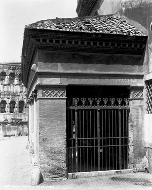 <em>"S. Giorgio in Velabro, Rome, Italy, 1895"</em>, 1895. Glass negative 8x10in, 8 x 10 in. Brooklyn Museum, Goodyear. (Photo: Brooklyn Museum, S03i0422n01.jpg