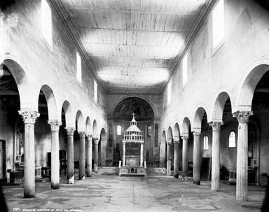 <em>"S. Giorgio in Velabro, Rome, Italy, 1895"</em>, 1895. Glass negative 8x10in, 8 x 10 in. Brooklyn Museum, Goodyear. (Photo: Brooklyn Museum, S03i0424n01.jpg