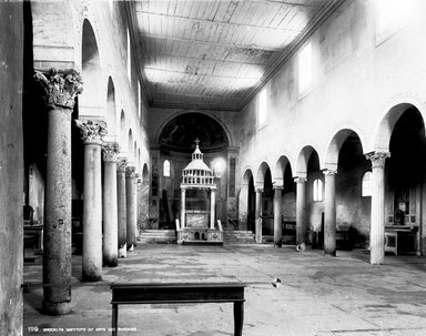 <em>"S. Giorgio in Velabro, Rome, Italy, 1895"</em>, 1895. Glass negative 8x10in, 8 x 10 in. Brooklyn Museum, Goodyear. (Photo: Brooklyn Museum, S03i0425n01.jpg