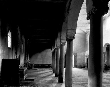 <em>"S. Giorgio in Velabro, Rome, Italy, 1895"</em>, 1895. Glass negative 8x10in, 8 x 10 in. Brooklyn Museum, Goodyear. (Photo: Brooklyn Museum, S03i0429n01.jpg