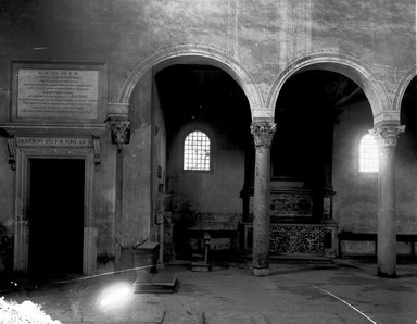 <em>"S. Giorgio in Velabro, Rome, Italy, 1895"</em>, 1895. Glass negative 8x10in, 8 x 10 in. Brooklyn Museum, Goodyear. (Photo: Brooklyn Museum, S03i0430n01.jpg