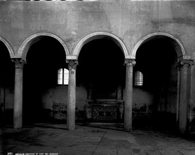 <em>"S. Giorgio in Velabro, Rome, Italy, 1895"</em>, 1895. Glass negative 8x10in, 8 x 10 in. Brooklyn Museum, Goodyear. (Photo: Brooklyn Museum, S03i0433n01.jpg