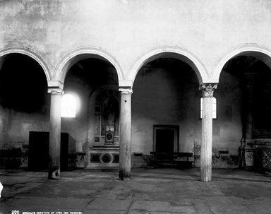 <em>"S. Giorgio in Velabro, Rome, Italy, 1895"</em>, 1895. Glass negative 8x10in, 8 x 10 in. Brooklyn Museum, Goodyear. (Photo: Brooklyn Museum, S03i0434n01.jpg