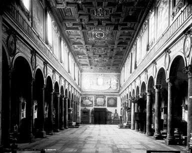 <em>"S. Maria in Aracoeli, Rome, Italy, 1895"</em>, 1895. Glass negative 8x10in, 8 x 10 in. Brooklyn Museum, Goodyear. (Photo: Brooklyn Museum, S03i0438n01.jpg