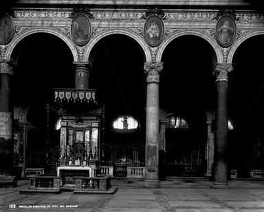 <em>"S. Maria in Aracoeli, Rome, Italy, 1895"</em>, 1895. Glass negative 8x10in, 8 x 10 in. Brooklyn Museum, Goodyear. (Photo: Brooklyn Museum, S03i0441n01.jpg